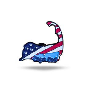 Cape Cod Pin - Cape American Flag